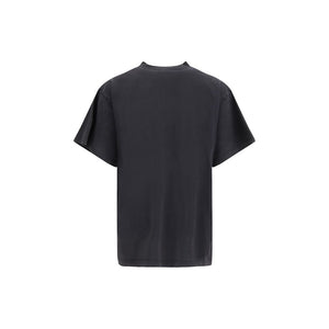 Balenciaga Graues Baumwoll-T-Shirt