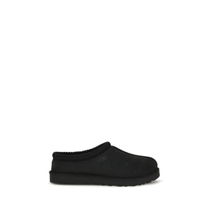 UGG Schwarze Clogs aus Nubukleder