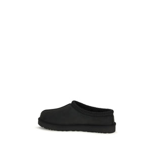 UGG Schwarze Clogs aus Nubukleder