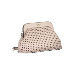 Guess Jeans Damenhandtasche aus pinkem Polyurethan
