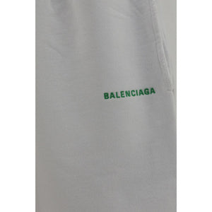 Balenciaga Weiße Baumwoll-Bermudashorts