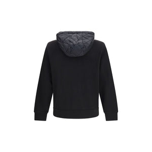 Moncler Schwarzer Baumwoll-Sweatshirt