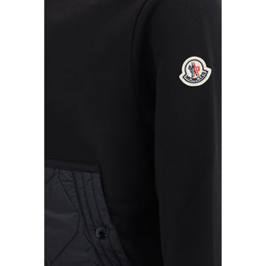 Moncler Schwarzer Baumwoll-Sweatshirt