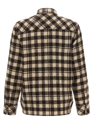Moncler Braune Wollbluse