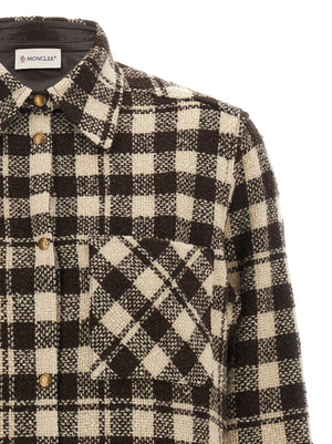 Moncler Braune Wollbluse
