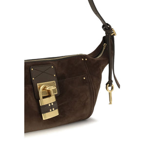 Chloé Braune Kalbsleder Bos Taurus Schultertasche