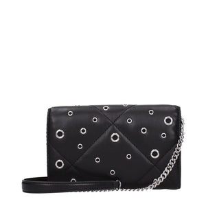 Tory Burch Schwarze Leder-Clutch
