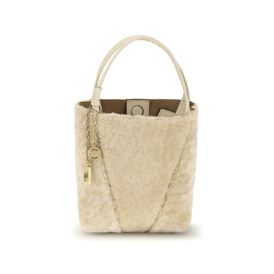 Chloé Beige Kalbsleder Bos Taurus Schultertasche