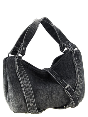 Diesel Schwarze Baumwoll-Handtasche