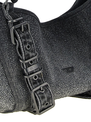 Diesel Schwarze Baumwoll-Handtasche