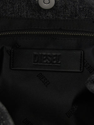 Diesel Schwarze Baumwoll-Handtasche