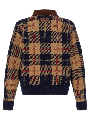 Guest in Residence Mehrfarbige Woll-Bomberjacke
