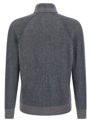 Brunello Cucinelli Blauer Kaschmir-Cardigan