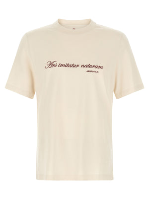 Brunello Cucinelli Weißes Baumwoll-T-Shirt