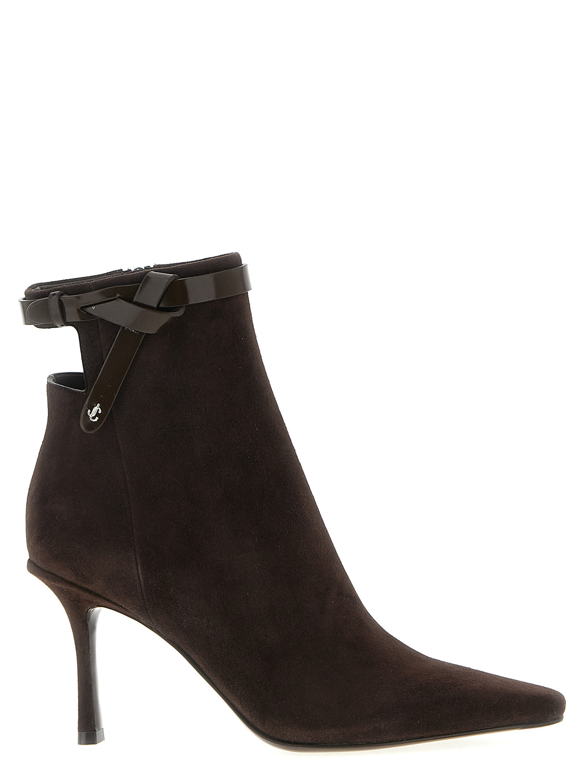 Jimmy Choo Braune Lederstiefeletten