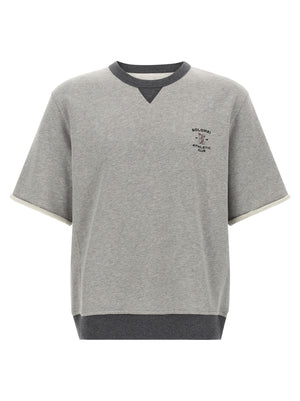 Brunello Cucinelli Grauer Baumwollpullover