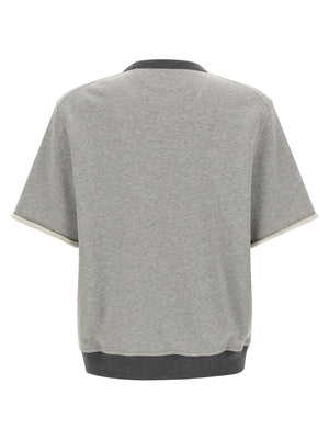 Brunello Cucinelli Grauer Baumwollpullover