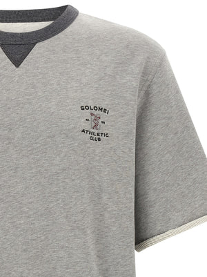 Brunello Cucinelli Grauer Baumwollpullover