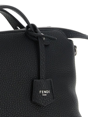 Fendi Schwarze Kalbsleder-Handtasche