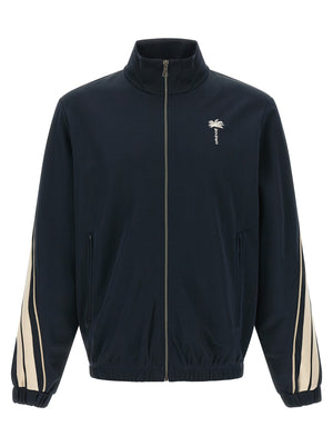 Palm Angels Blauer Polyester-Sweatshirt