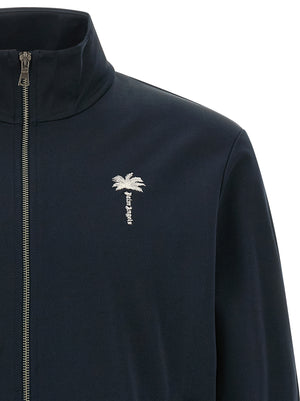 Palm Angels Blauer Polyester-Sweatshirt