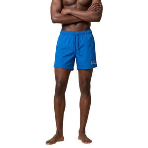 EA7 Emporio Armani Blaue Badeshorts aus Polyester