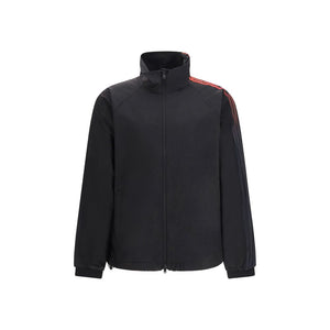 Y-3 Schwarzes Polyamid-Oberteil