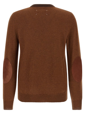 Maison Margiela Brauner Wollcardigan