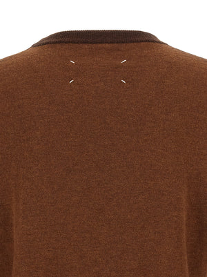 Maison Margiela Brauner Wollcardigan