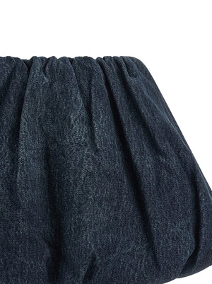 Diesel Blauer Baumwoll-Maxirock