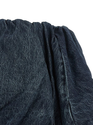 Diesel Blauer Baumwoll-Maxirock