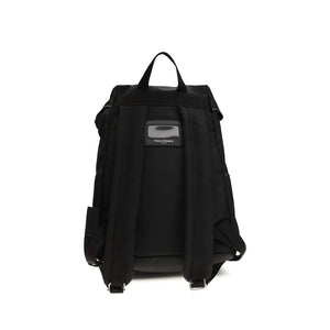 Maison Margiela Schwarzer Nylon-Rucksack