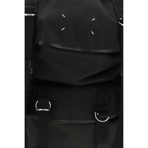 Maison Margiela Schwarzer Nylon-Rucksack