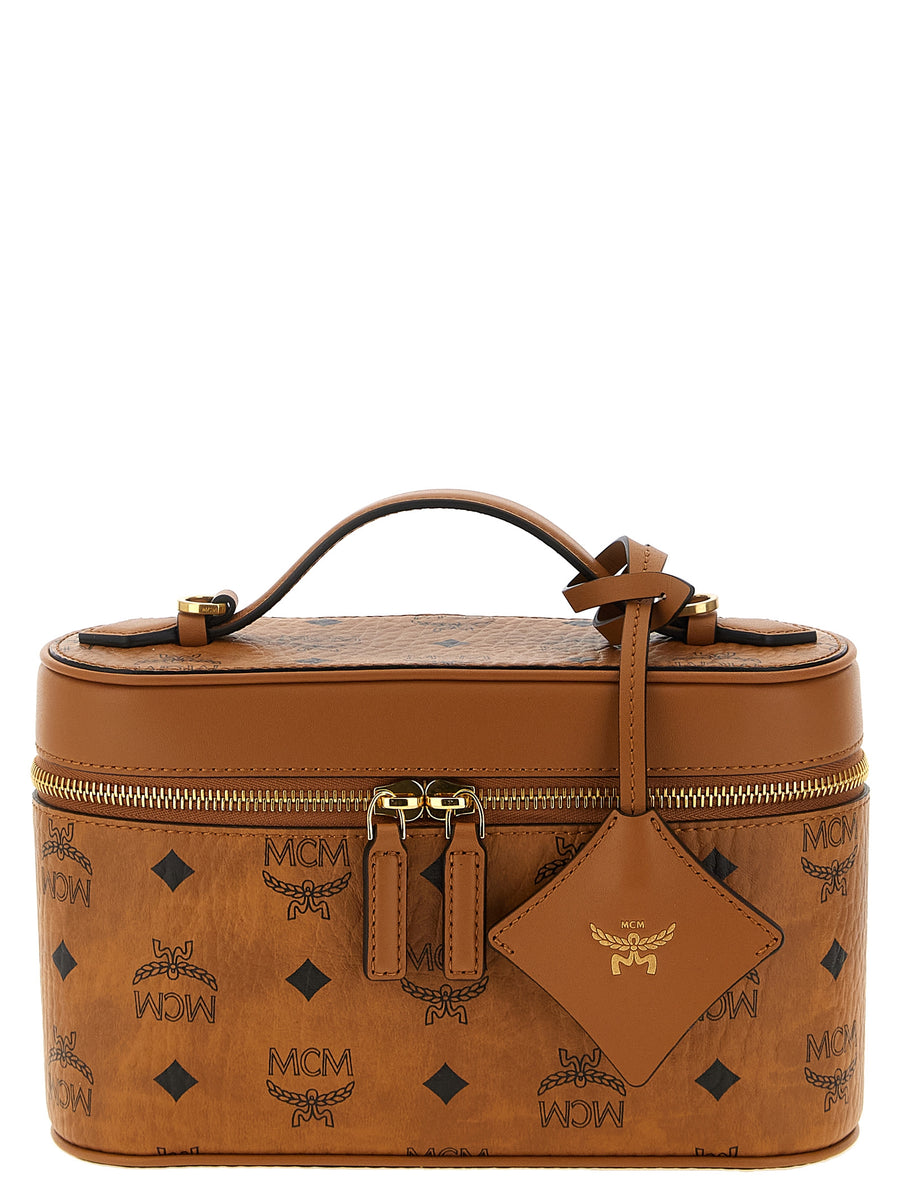 MCM Braune Crossbody-Tasche aus Polyethylen