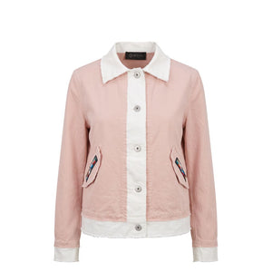 Mr&Mrs Italy Pink Cotton Damenjacke