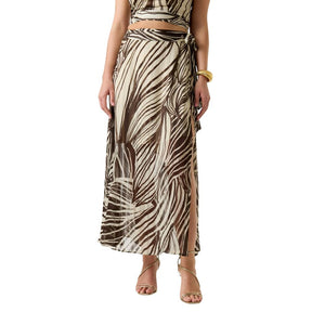 Guess Brauner Polyester-Maxirock