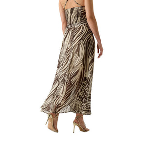 Guess Brauner Polyester-Maxirock