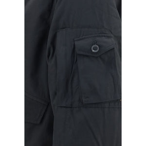 Y-3 Schwarzer Bomber aus Polyamid