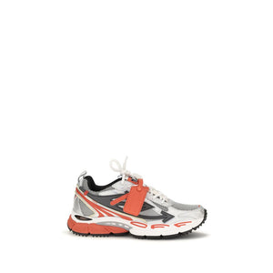 Off-White Rote Sneaker aus Polyethylen
