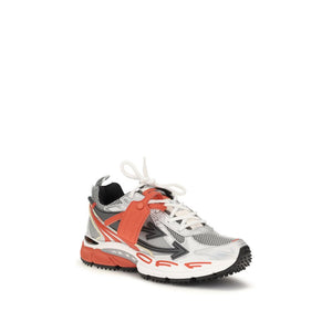 Off-White Rote Sneaker aus Polyethylen