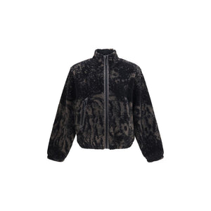 ROA Braune Polyester-Jacke in voller Länge