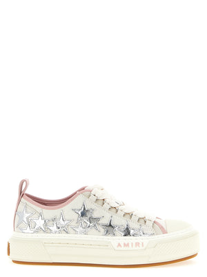 Amiri Mehrfarbige Low-Top-Sneaker aus Rindsleder