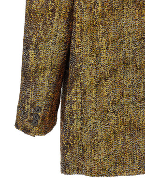 Missoni Goldfarbener Blazer aus Polyester