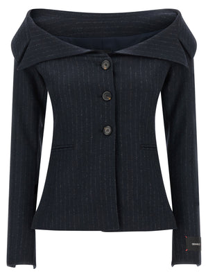 PINKO Blauer Blazer aus Polyester