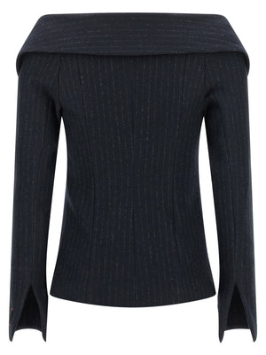PINKO Blauer Blazer aus Polyester