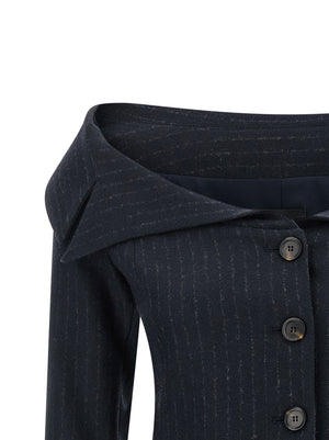 PINKO Blauer Blazer aus Polyester