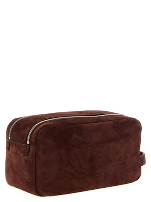 Brunello Cucinelli Bordeaux Kalbsleder Accessoire