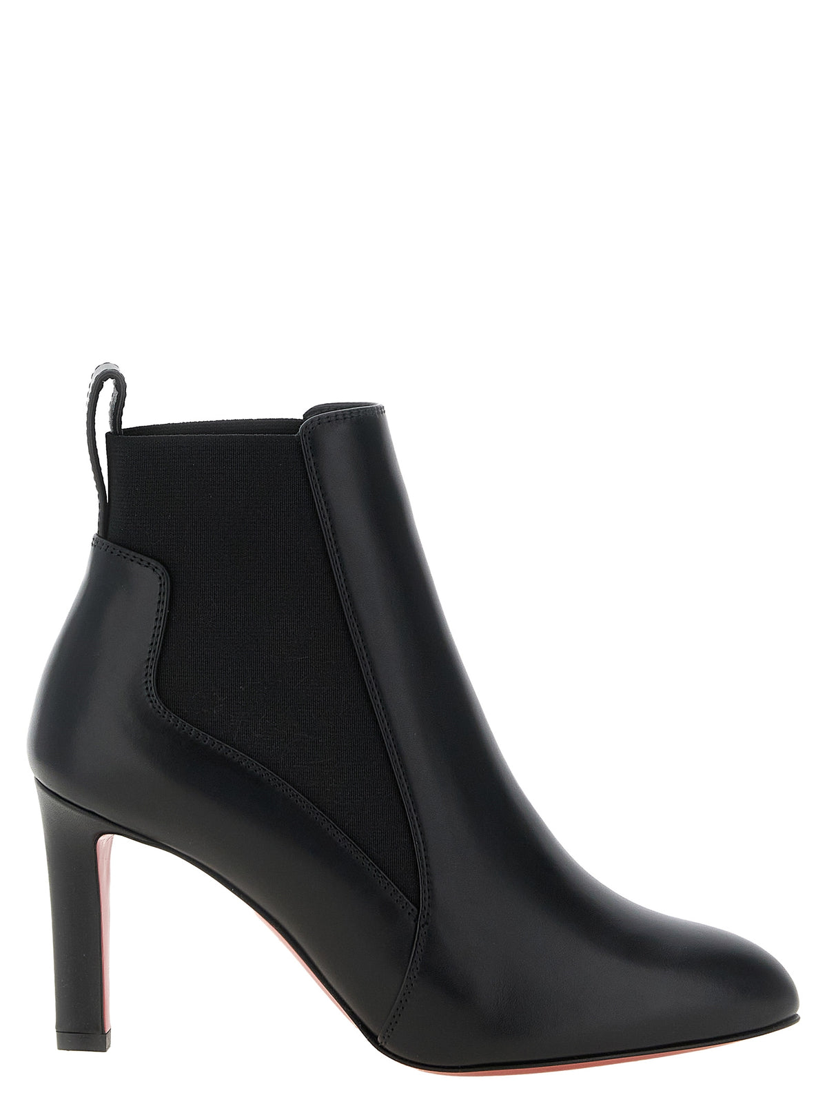 Christian Louboutin Schwarze Stiefeletten aus Kalbsleder