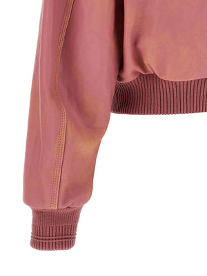Diesel Mehrfarbige Lammlederjacke