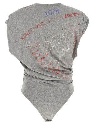 Diesel Grauer Baumwoll-Body